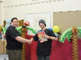 Gallery image - Chrisakira collects his prize